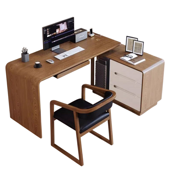 Bàn Làm Việc Gỗ Tự Nhiên Hiện Đại GH-71024