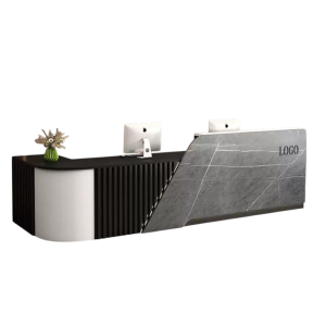 Bàn Quầy Lễ Tân Thiết Kế Đẹp Hiện Đại GH-21033