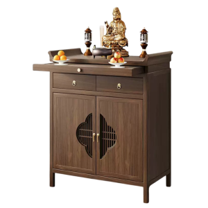 Tủ Thờ Gỗ Tự Nhiên Nhỏ Gọn, Thiết Kế Tối Giản GH-91054