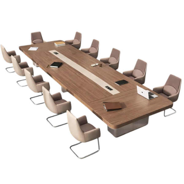 Bàn Họp Chữ Nhật Sang Trọng Bằng Gỗ Công Nghiệp GH-23011