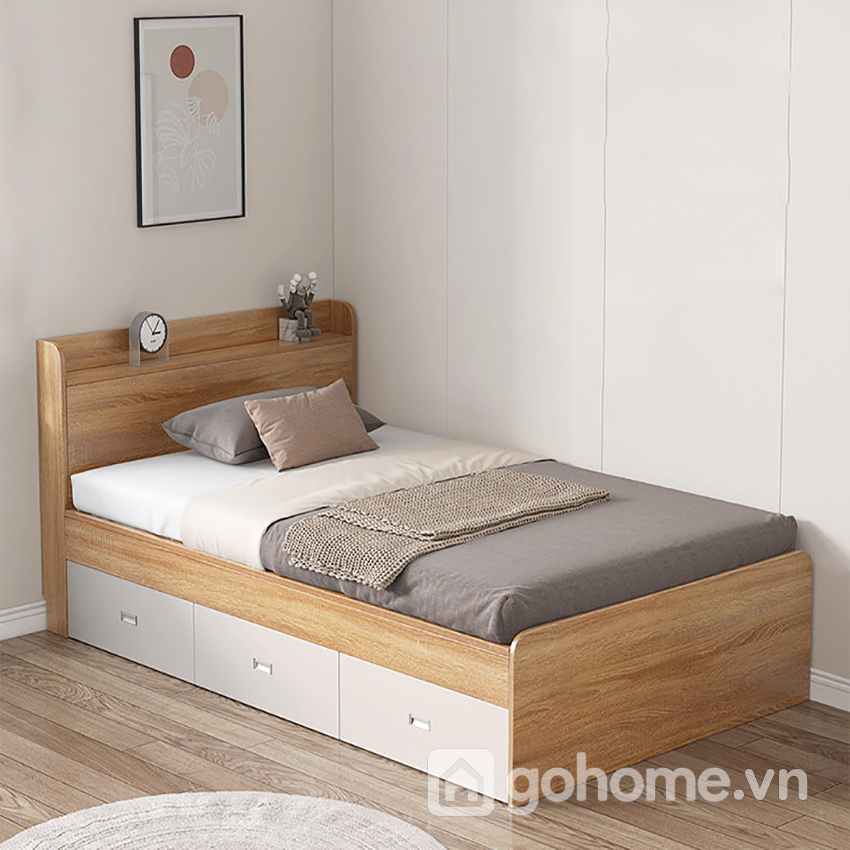 Giường Ngủ Đẹp Hiện Đại Thiết Kế Đa Năng GH-11045 - Ảnh 2