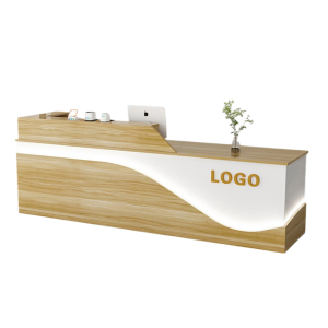 Quầy Lễ Tân Gỗ Đẹp Sang Trọng, Hút Mắt GH-21042