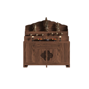 Tủ Thờ Tam Cấp Gỗ Sồi Thiết Kế Trang Nghiêm GH-91063