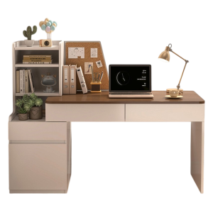 Bàn Làm Việc Kết Hợp Kệ Sách Nhỏ Gỗ Công Nghiệp GH-71027