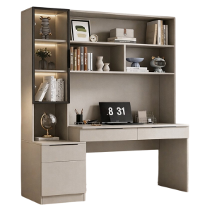 Bàn Làm Việc Kết Hợp Tủ Sách Cánh Kính Hiện Đại GH-71032