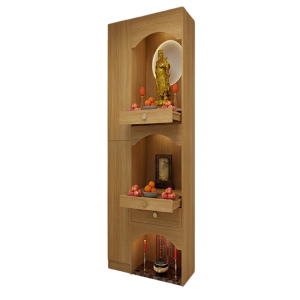 Tủ Thờ 3 Tầng Gỗ MDF Trang Nghiêm, Trang Trọng GH-91068