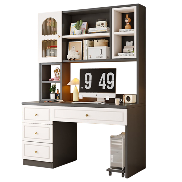 Bàn Học Sinh Liền Kệ Sách Thiết Kế Thông Minh GH-72035