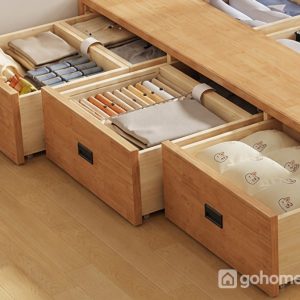 Công năng lưu trữ thông minh với hệ thống ngăn kéo tiện lợi