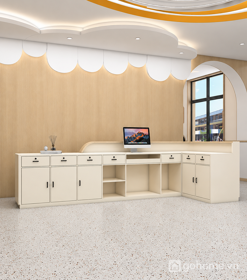 Công năng lưu trữ tiện lợi cho nhân viên lễ tân