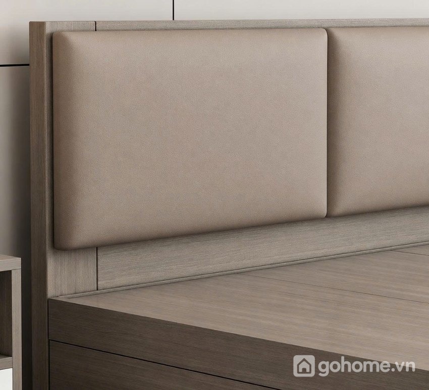 Đầu giường bọc nệm tạo cảm giác thoải mái khi sử dụng