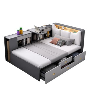 Giường Ngủ Đa Năng Kèm Kệ Sách GH-11055