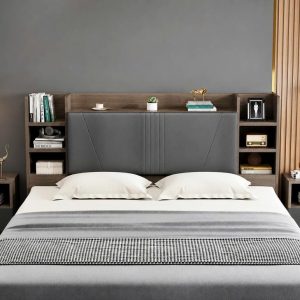 Giường Ngủ Gỗ MDF Phủ Melamine Hiện Đại GH-11061 - hình ảnh thực tế 3