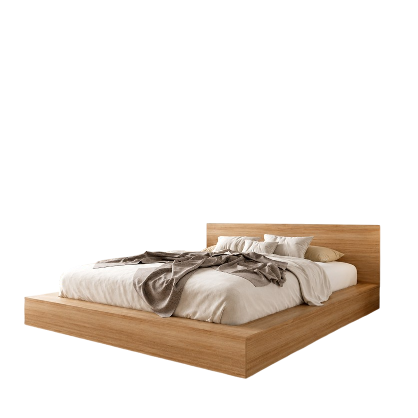 Giường Ngủ Gỗ Tối Giản Phong Cách Nhật Bản GH-11057