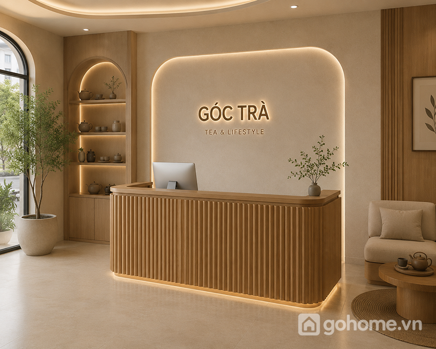 Hệ nan gỗ trang trí mang lại chiều sâu cho không gian
