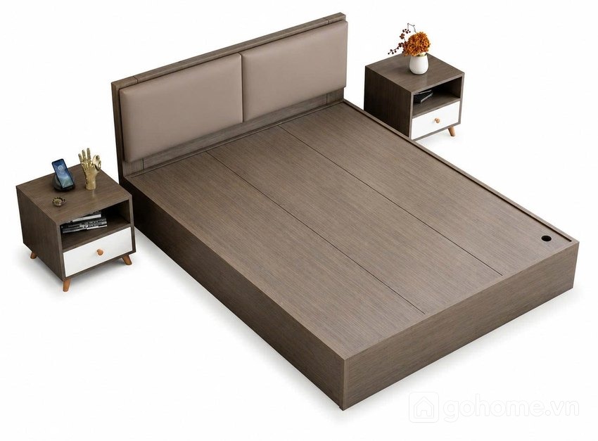Khung gỗ chắc chắn đáp ứng nhu cầu sử dụng lâu dài