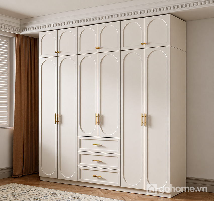 Kích thước kịch trần giúp tối ưu khả năng lưu trữ