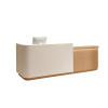 Quầy Lễ Tân Bo Cong Đơn Giản Và Hiện Đại GH-21057
