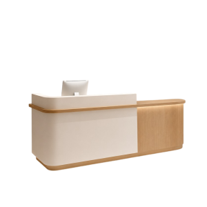Quầy Lễ Tân Bo Góc Thiết Kế Hiện Ðại GH-21058