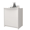 Quầy Lễ Tân Có Vách Ngăn Đơn Giản Và Nhỏ Gọn GH-21068