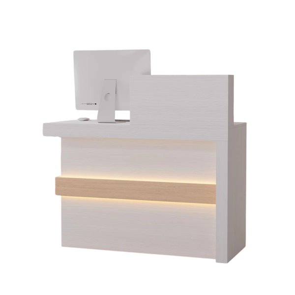 Quầy Lễ Tân Hiện Đại Có Ngăn Lưu Trữ Tiện Ích GH-21069