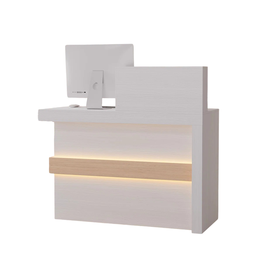 Quầy Lễ Tân Hiện Đại Có Ngăn Lưu Trữ Tiện Ích GH-21069
