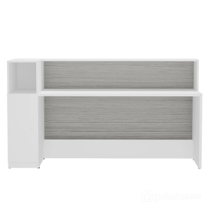 Quầy Lễ Tân Phối Vân Gỗ Có Tủ Lưu Trữ GH-21067 - ảnh chi tiết 6