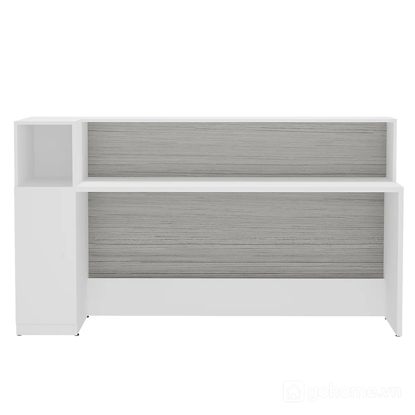 Quầy Lễ Tân Phối Vân Gỗ Có Tủ Lưu Trữ GH-21067 - ảnh chi tiết 6
