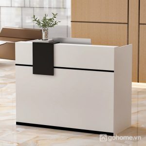 Quầy lễ tân tối giản có ngăn lưu trữ gọn gàng GH-21064 - 1600x600x1000mm - GH-21064.2