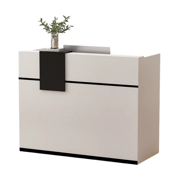 Quầy lễ tân tối giản có ngăn lưu trữ gọn gàng GH-21064