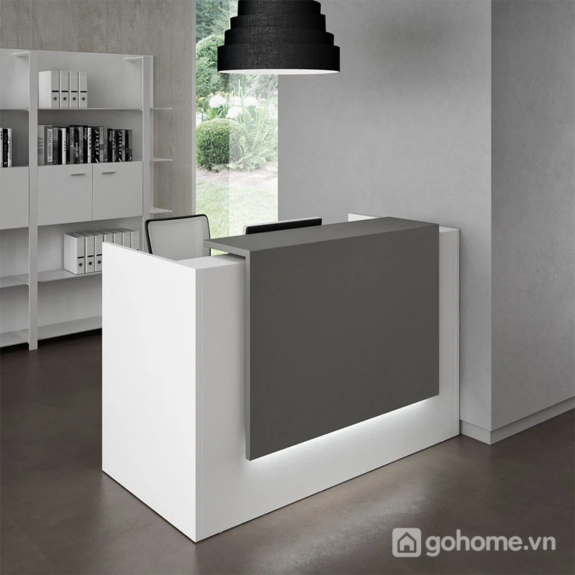 Quầy Lễ Tân Văn Phòng Cao Cấp Tạo Điểm Nhấn Chuyên Nghiệp Cho Không Gian Làm Việc