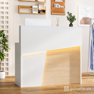 Quầy Thu Ngân Tối Giản Có Kệ Trưng Bày GH-21062 - 1600x600x1000mm - GH-21062.2