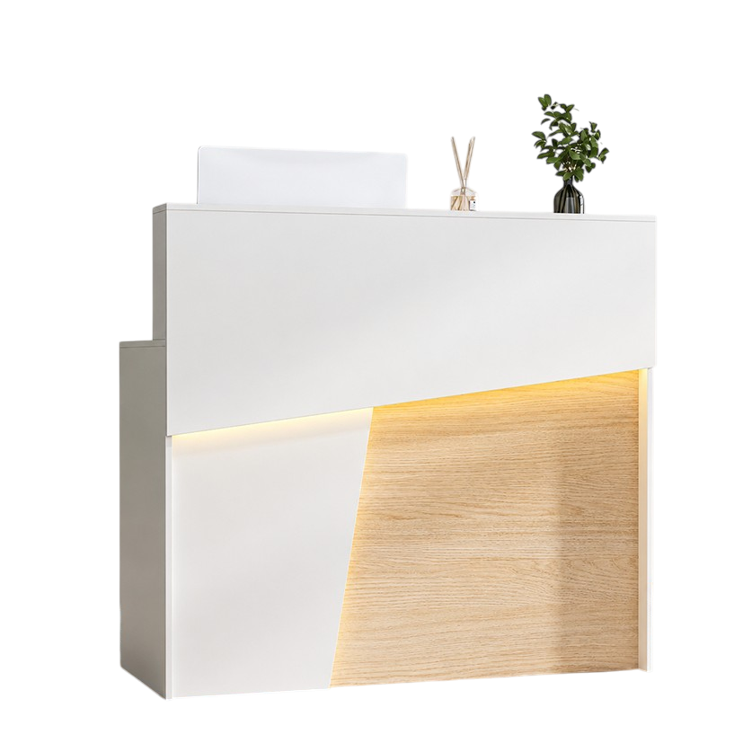 Quầy Thu Ngân Tối Giản Có Kệ Trưng Bày GH-21062