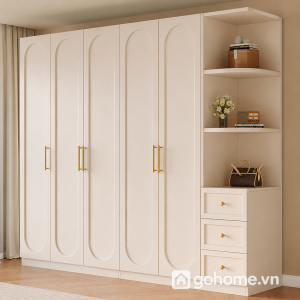 Tủ Quần Áo MDF Cao Cấp Thiết Kế Tối Giản GH-13082