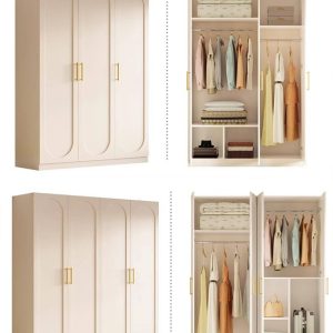 Tủ Quần Áo MDF Cao Cấp Thiết Kế Tối Giản GH-13082