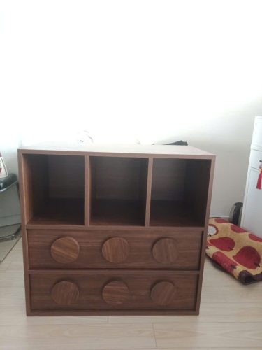 Tủ Trang Trí Gỗ Cánh Kính Kết Hợp Ngăn Kéo Hiện Đại GH-56005