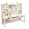 Bàn Học Đôi Trẻ Em Liền Giá Sách Hiện Đại GH-72044 - 1800x600x1700mm - GH-72044.2