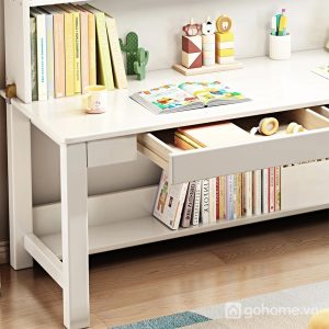 Bàn Học Đôi Trẻ Em Liền Giá Sách Hiện Đại GH-72044 - ảnh chi tiết 1