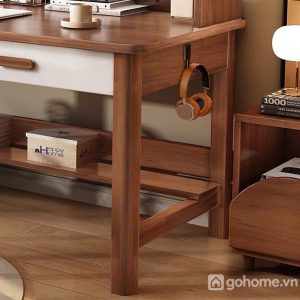 Bàn Học Gỗ Có Giá Sách Và Tủ Kính Mini GH-72041 - ảnh chi tiết 4