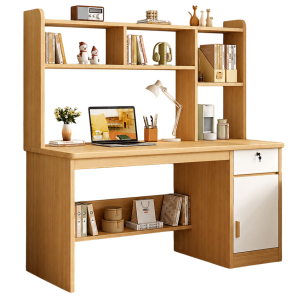 Bàn Học Liền Giá Sách Có Tủ Cánh Mở Hiện ĐạI GH-72045 - 1600x600x1600mm - GH-72045.2