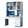 Bàn Học Liền Giá Sách Có Tủ Kính Lưu Trữ GH-72052 - 1400x600x1900mm - GH-72052.2