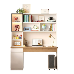Bàn Học Liền Giá Sách Có Tủ Lưu Trữ Hiện Đại GH-72049 - 1400x600x1900mm - GH-72049.2