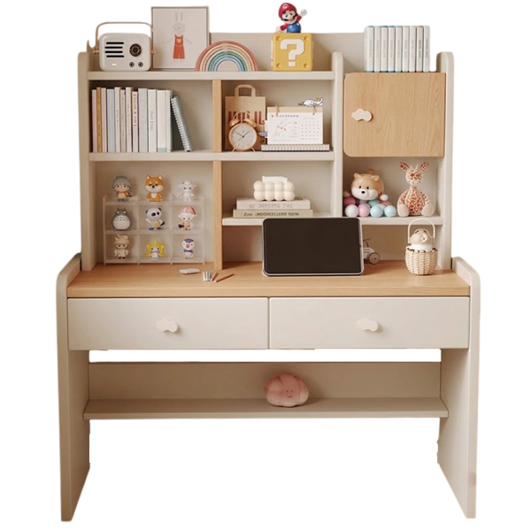 Bàn Học Trẻ Em Có Giá Sách Liền Bàn Đa Năng GH-72040 - 1200x600x1500mm - GH-72040.2