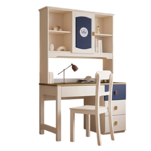 Bàn Học Trẻ Em Liền Giá Sách Có Ngăn Kéo GH-72051 - 1600x600x1960mm - GH-72051.2