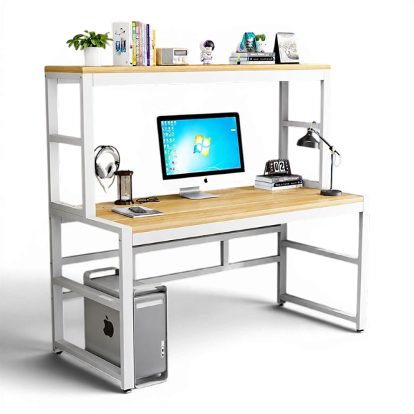 Bàn Làm Việc Khung Sắt 2 Tầng Hiện Đại GH-71040 - 1400x600x1360mm - GH-71040.2