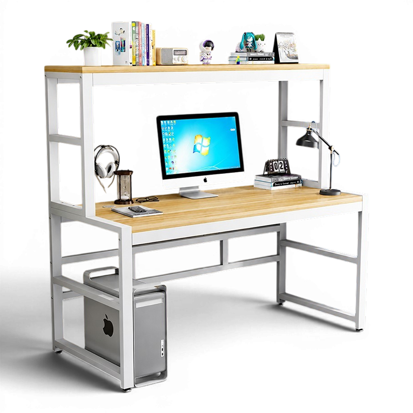 Bàn Làm Việc Khung Sắt 2 Tầng Hiện Đại GH-71040 - 1400x600x1360mm - GH-71040.2
