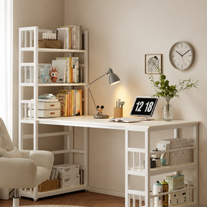 Bàn Làm Việc Liền Kệ Sách Khung Sắt Hiện Đại GH-71038 - ảnh chi tiết 4
