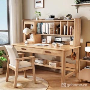 Hệ giá sách nhiều ngăn giúp lưu trữ khoa học
