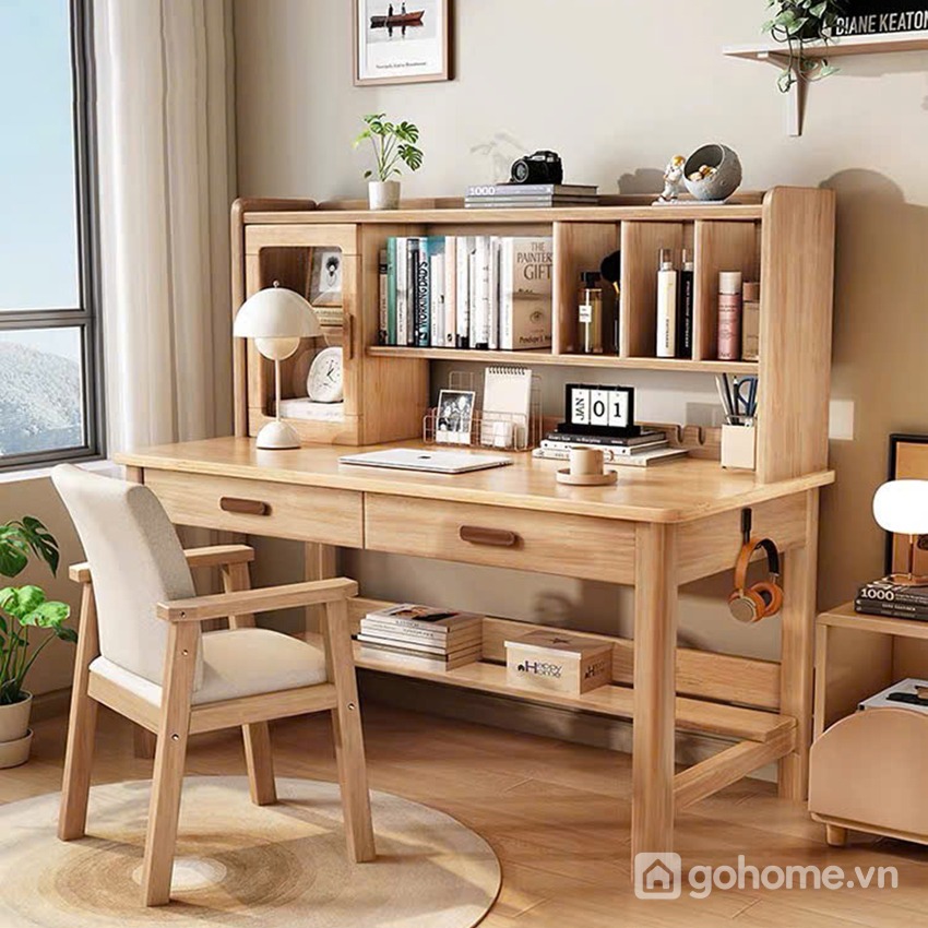 Hệ giá sách nhiều ngăn giúp lưu trữ khoa học