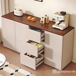 Nhiều ngăn lưu trữ giúp không gian luôn gọn gàng