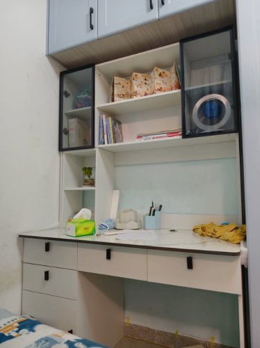 Bàn Làm Việc Liền Giá Sách Nhiều Ngăn Lưu Trữ Hiện Đại GH-72046